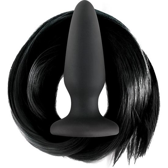 Plug Anal Filly Tails Negro de NS Novelties - Image 2