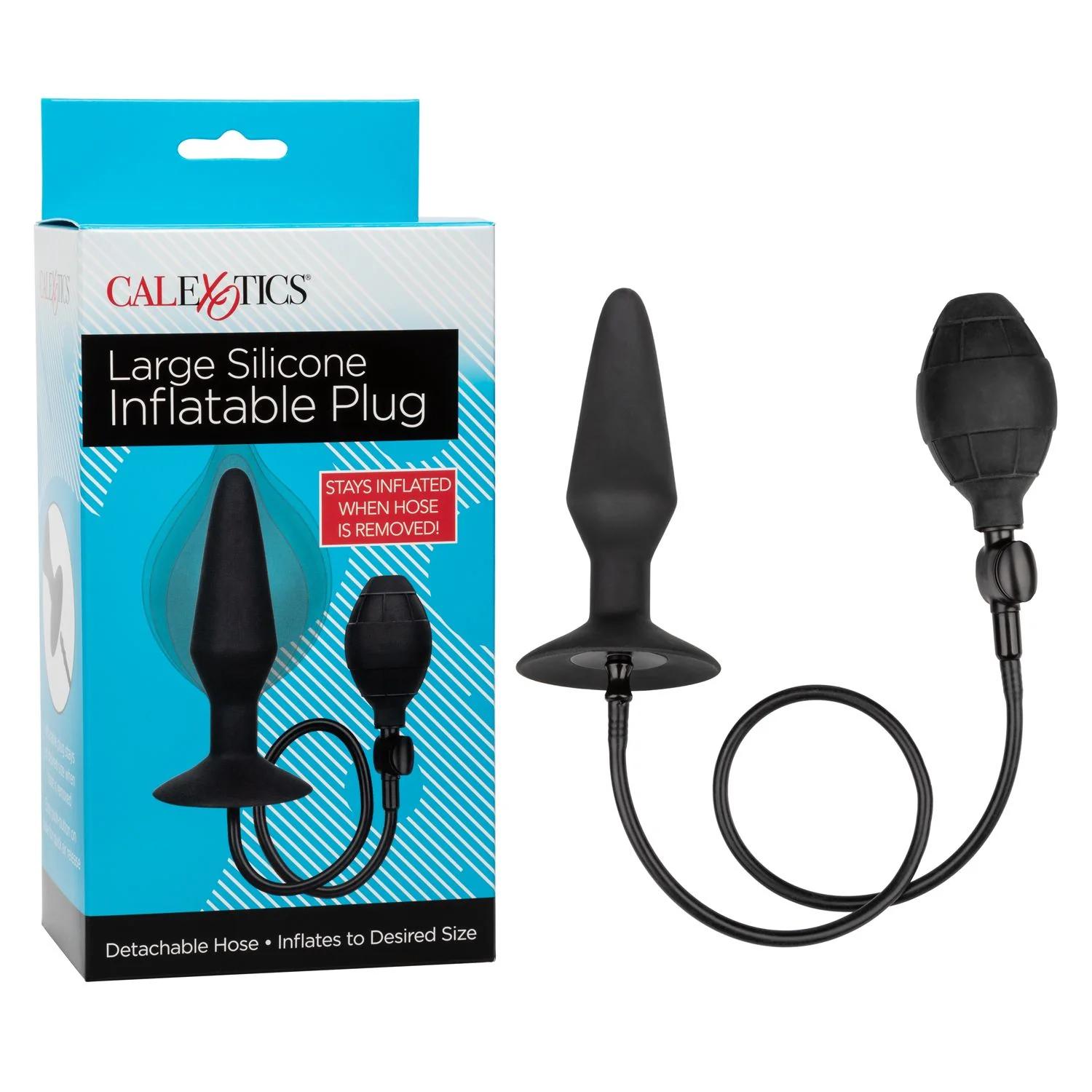 Plug Anal Silicone Inflatable Plug - Large