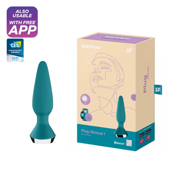 Plug Satisfyer Plug-ilicious 1 - Petrol - Image 3