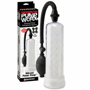 Bomba Pump Worx Silicone Power Pump - Clear/Black