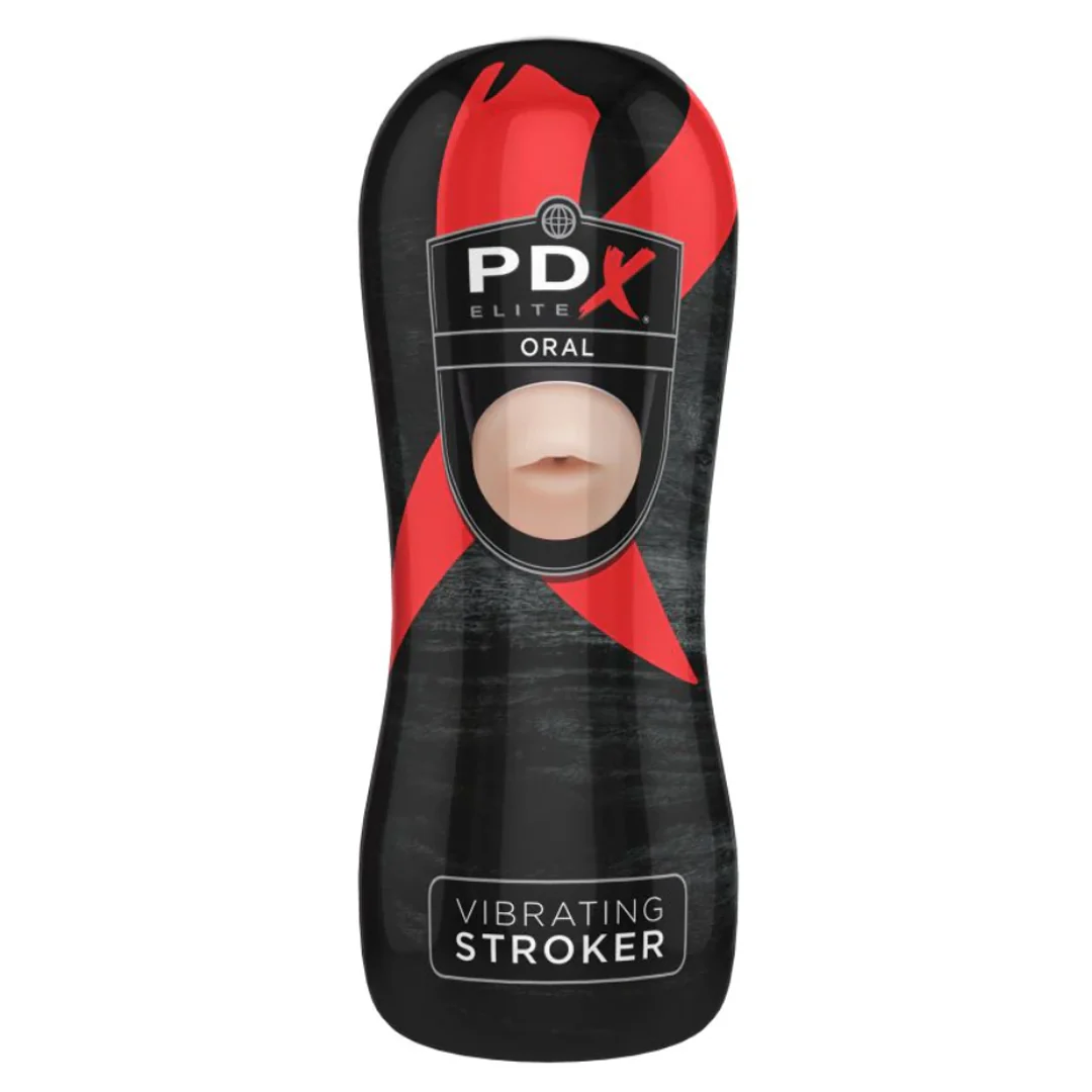 Masturbador PDX Elite Oral Vibrating Stroker