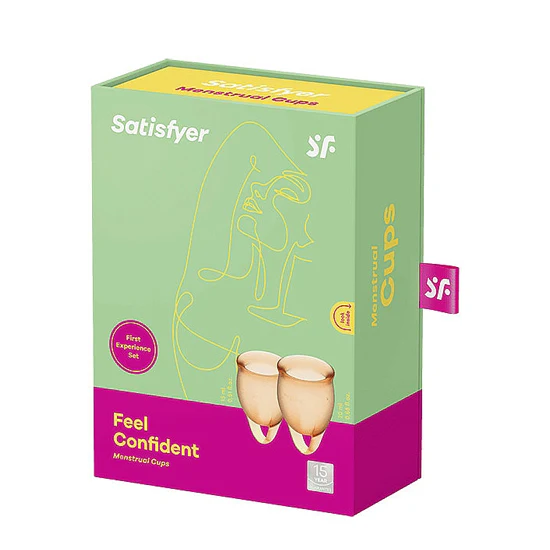 Satisfyer Feel Confident Menstrual Cup- Orange