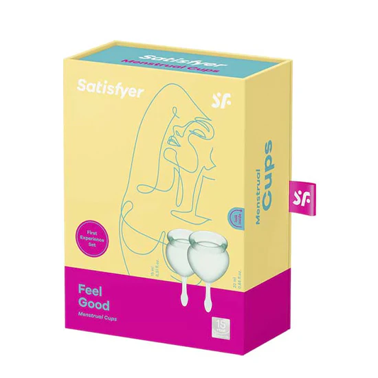 Satisfyer Feel Good Menstrual Cup-Light Green