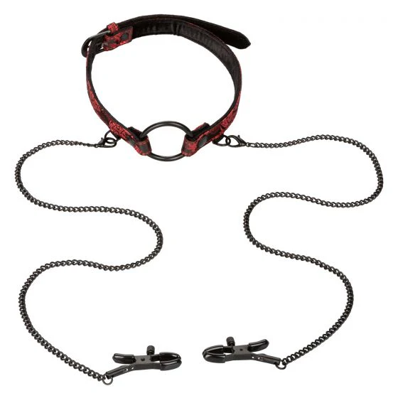 Scandal Open Mouth Gag With Clamps - Image 2