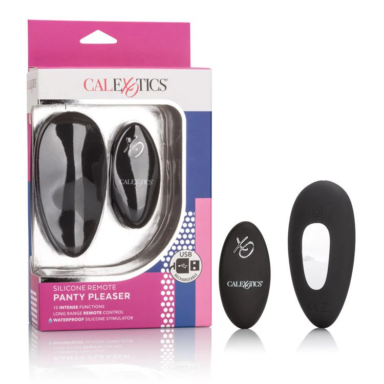 Vibrador Silicone Remote Panty Pleaser Black