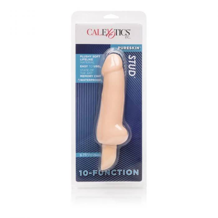 Vibrador 10-Function Pureskin Stud Ivory