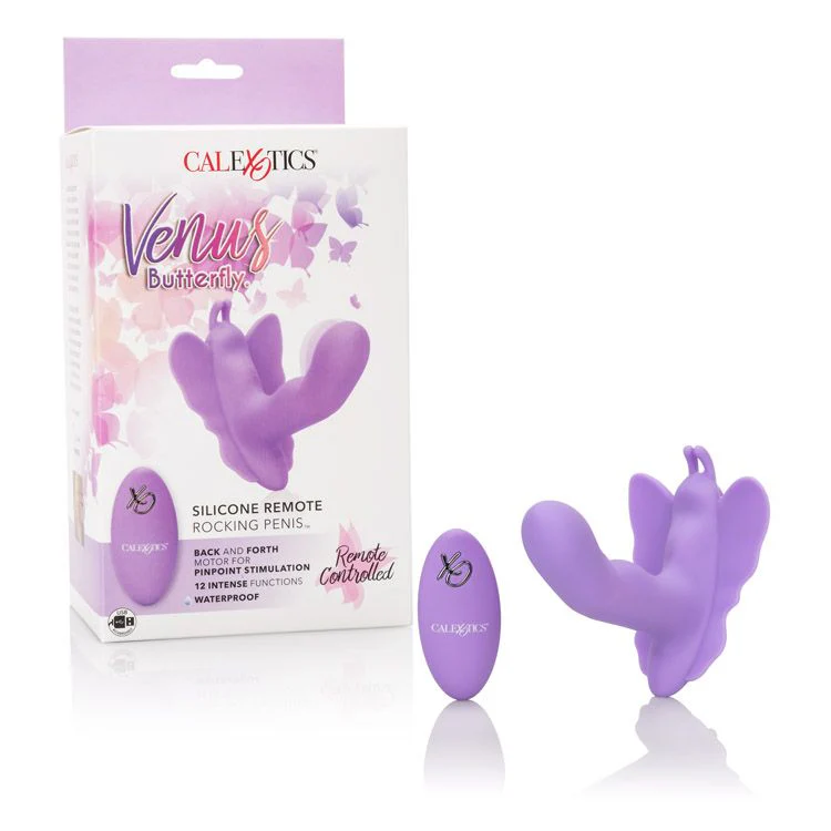 Vibrador Venus Butterfly Silicone Remote Rocking Penis