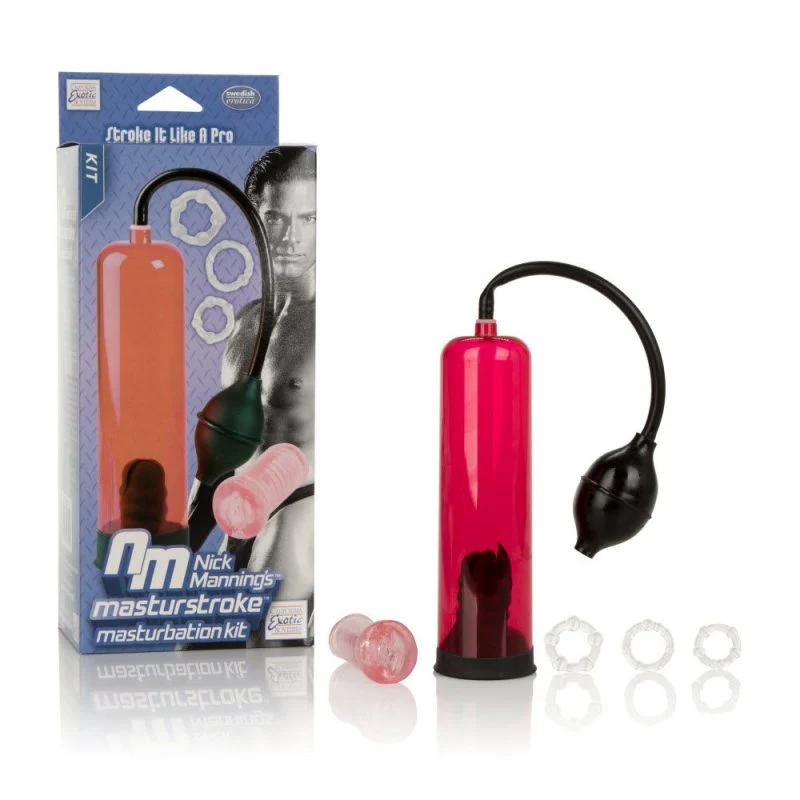 Set Nick's Masturstroke Rock Hard Pump Kit