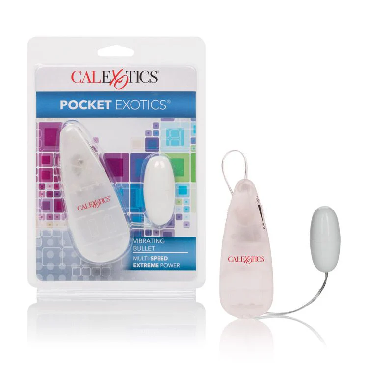 Vibrador Pocket Exotics Vibrating Bullet White