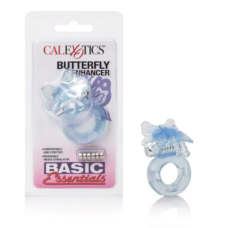 Anillo Basic Essentials Butterfly Enhancer Blue