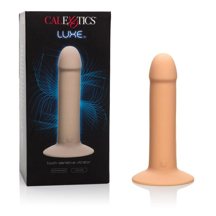 Dildo Luxe Touch Sensitive Vibrator 6.5" -  Ivory