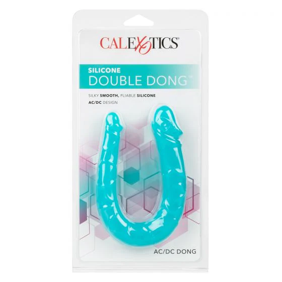 Dildo Silicone Double Dong AC/DC Dong Teal