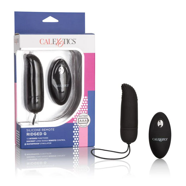 Vibrador Silicone Remote Ridged G