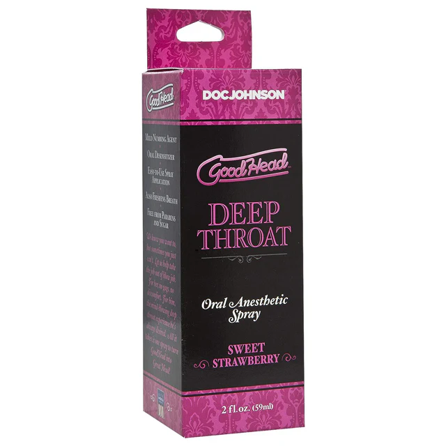Spray Bucal Goodhead Deep Throat 2 oz- Fresa - Image 2