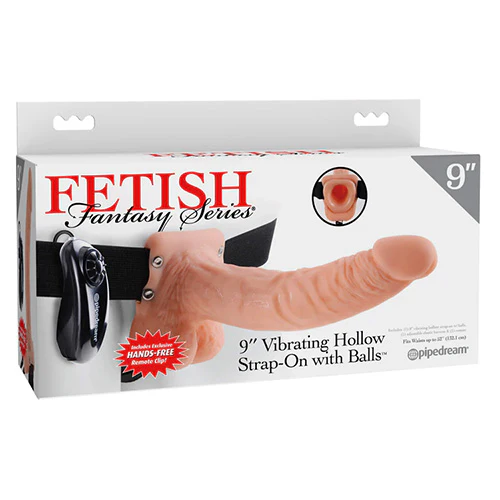 Strap On Dildo Hollow Strap On with Balls -23 cm