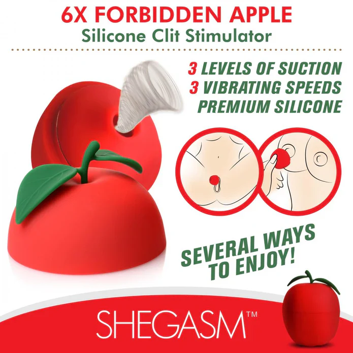 Succionador 6X Forbidden Apple Silicone Clit Stimulator - Image 4