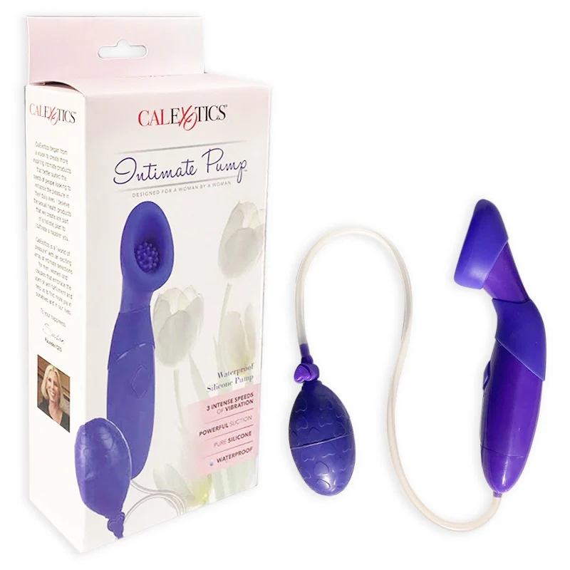 Succionador Intimate Pump Waterproof Silicone Clitorial Pump-Purple