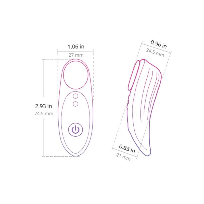 Lovense Ferri – Vibrador Wearable con App y Control a Distancia - Image 3