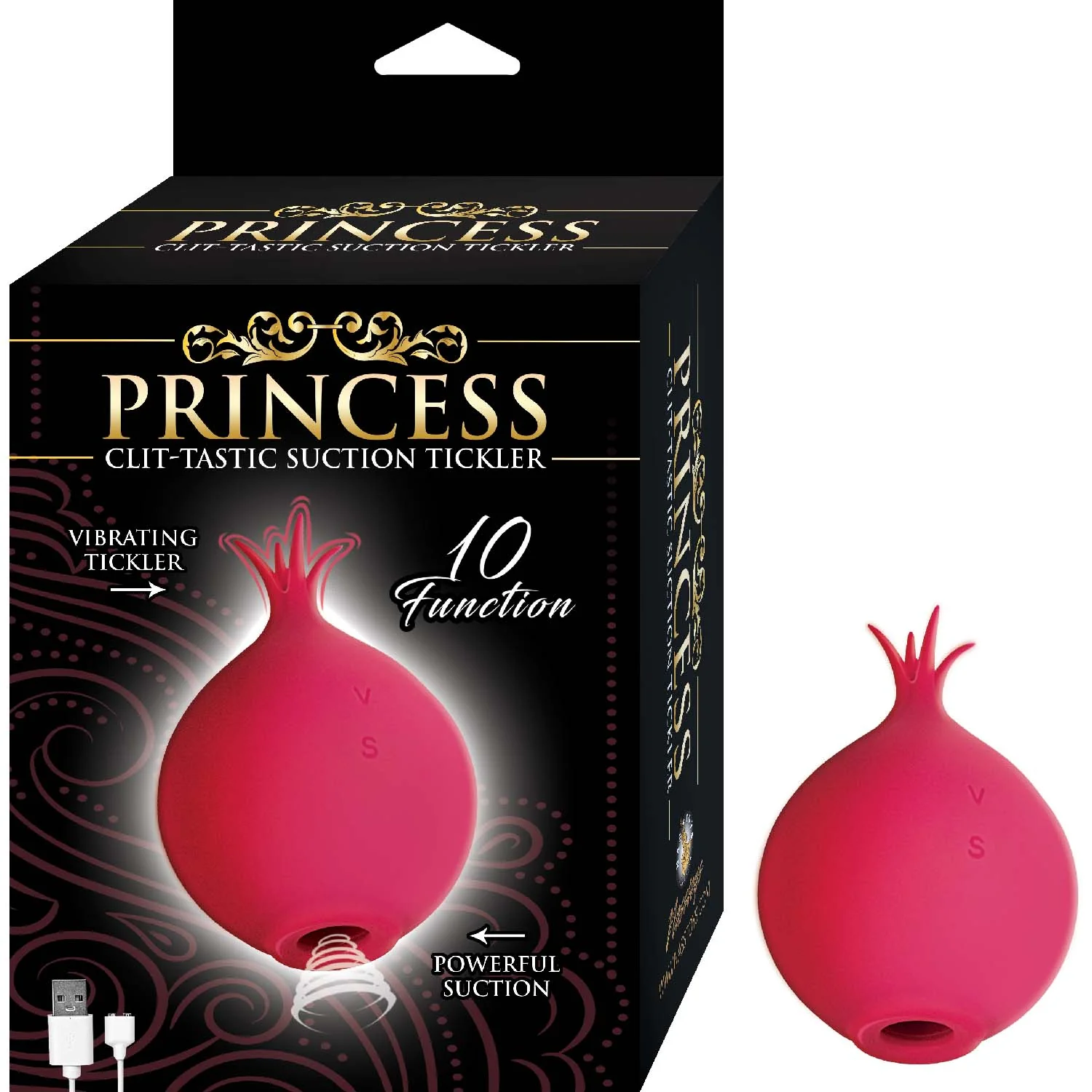 Succionador Princess Clit-tastic Suction Tickler - Red - Image 3