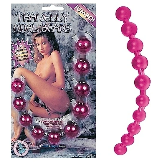 Perlas Thai Jelly Anal Beads Pink