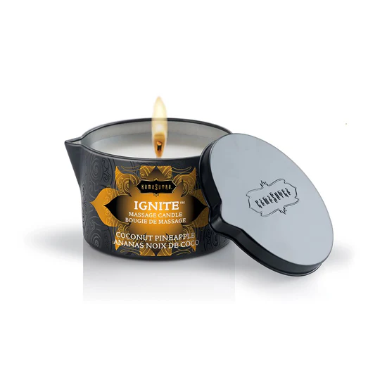Vela Ignite Mássage Candle Coconut Pineapple de Kamasutra