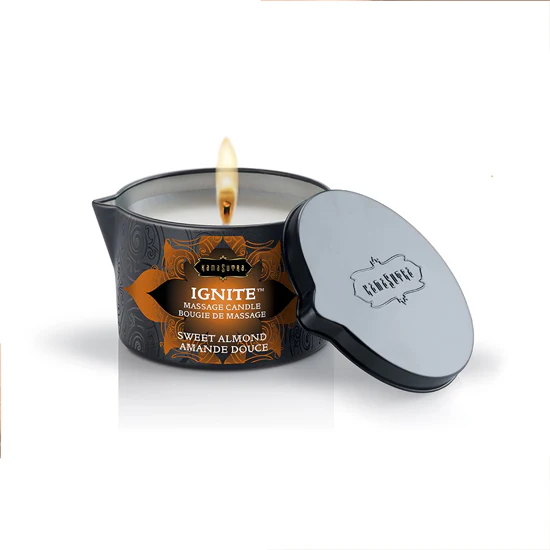 Vela Ignite Mássage Candle Sweet Almond de Kamasutra