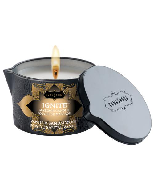 Vela Ignite Mássage Candle Vanilla Sandlewood de Kama Sutra