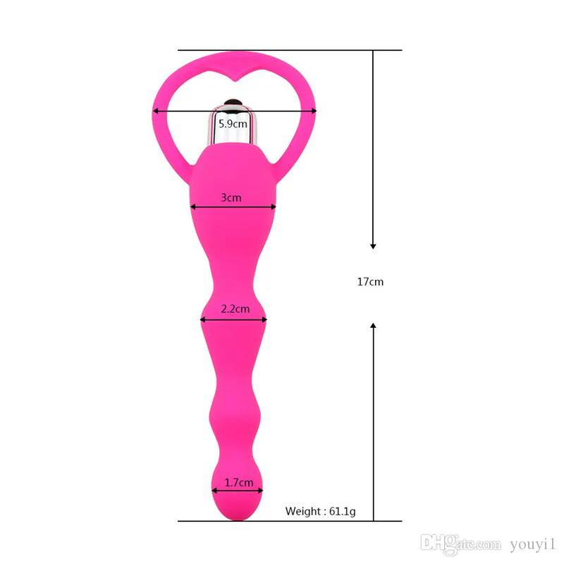 Vibrador Anal Pleasure Silicone Beads 1 Fc - Image 8
