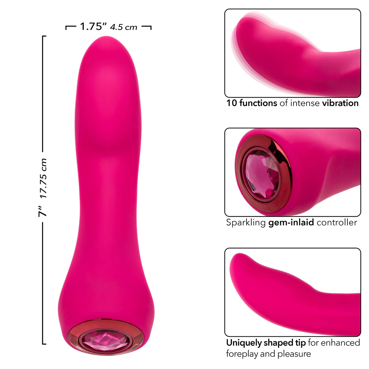 Vibrador Bala Gem Vibe™ Collection Glider - Image 3