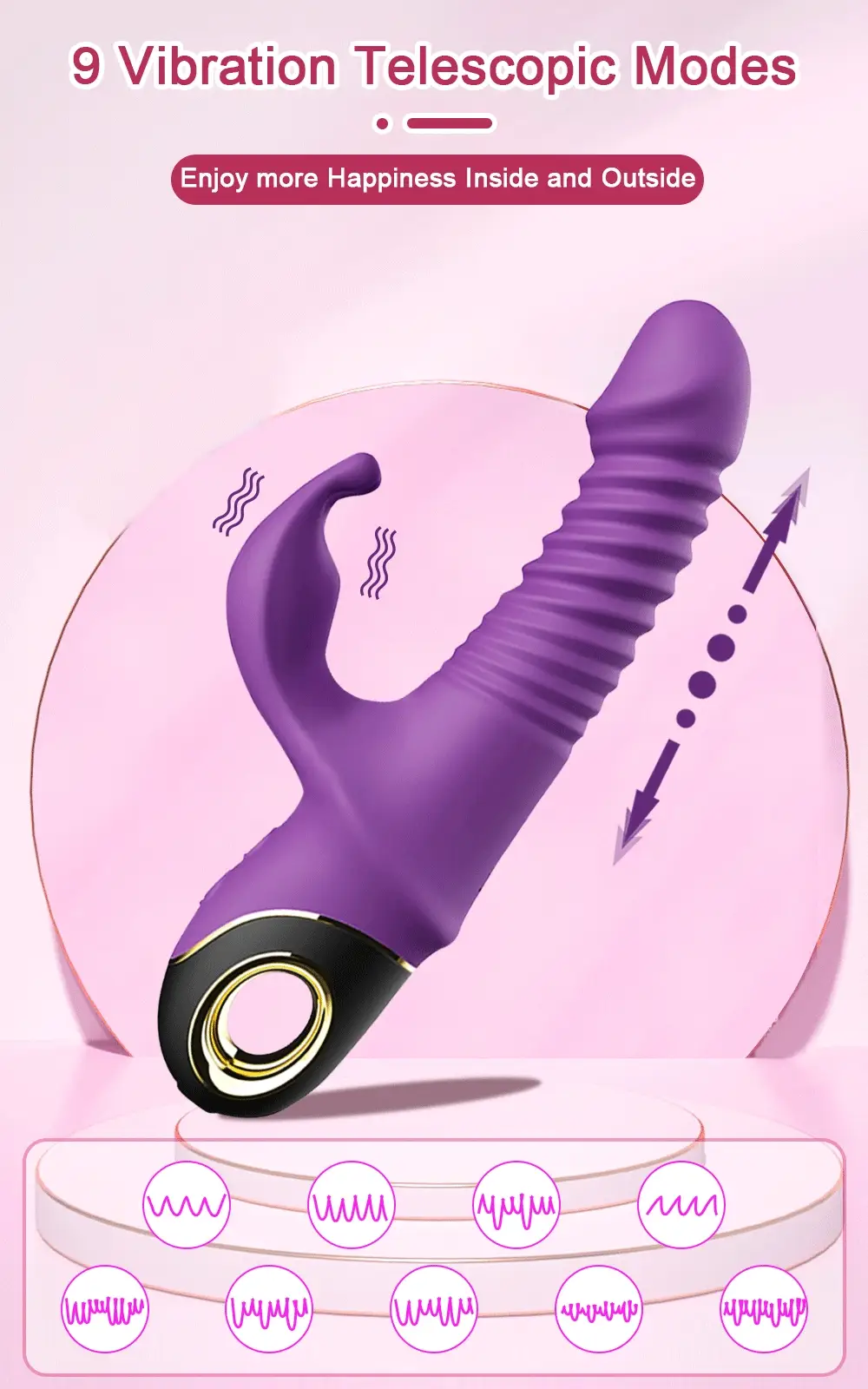 Vibrador Bless your Pussy Pink - Image 4