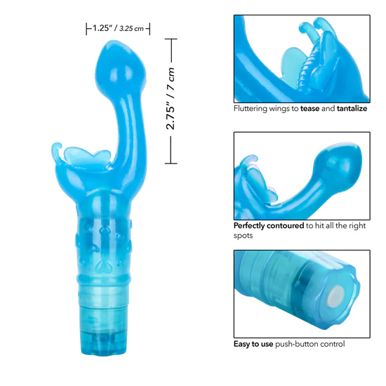 Vibrador Butterfly Kiss - Blue - Image 2