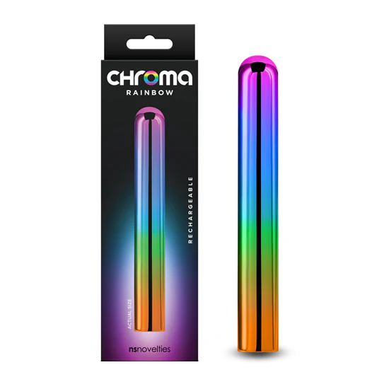 Vibrador Chroma - Rainbow - Large
