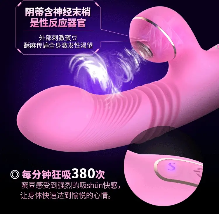 Vibrador con Succionador de Clítoris Cake Sex Massager - Image 4