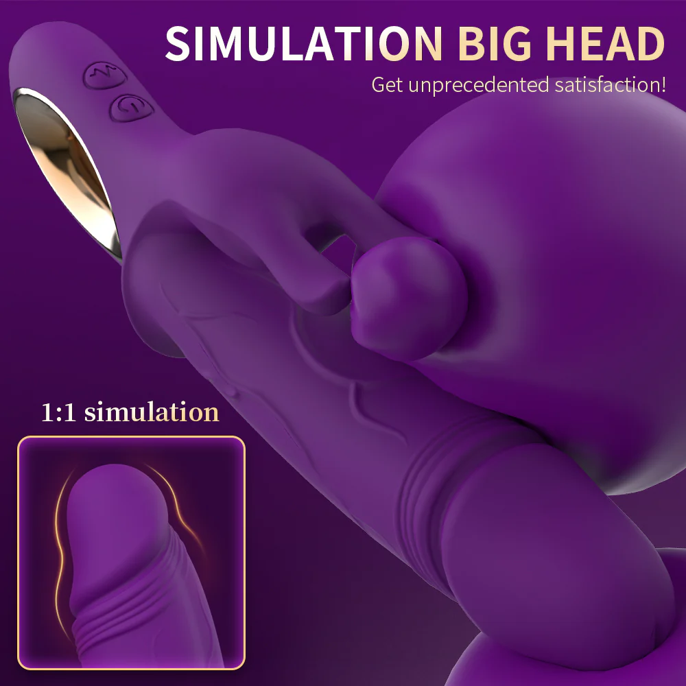 Vibrador Dildo Purple Rabbit - Image 10
