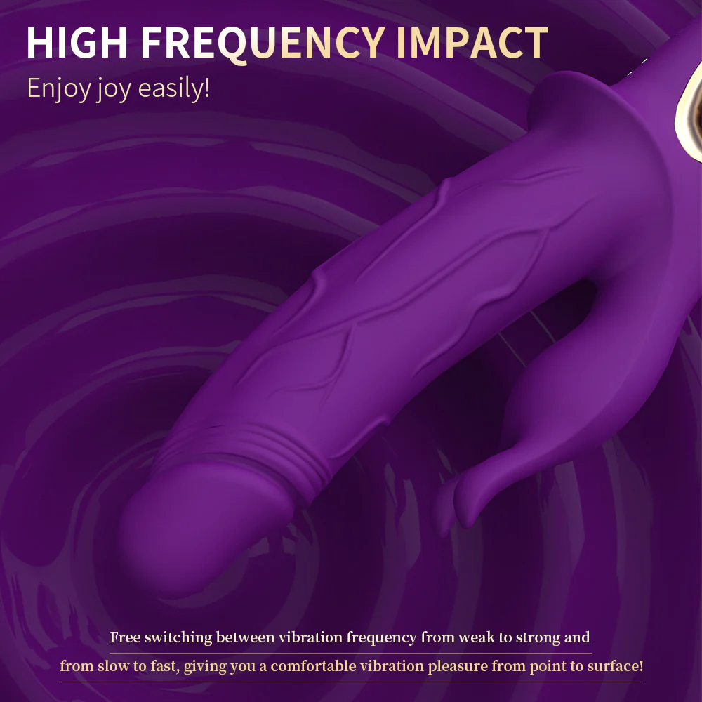 Vibrador Dildo Purple Rabbit - Image 6