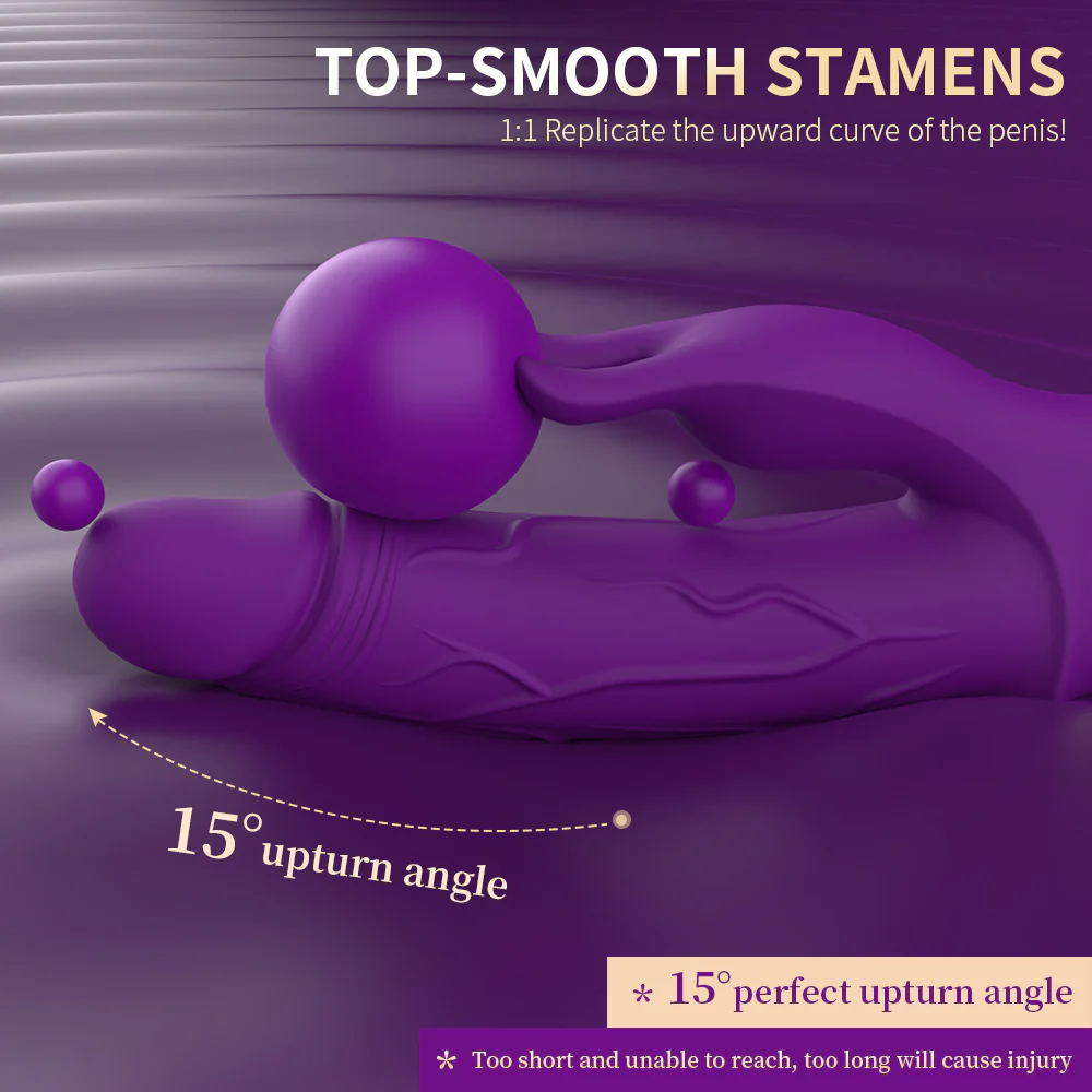 Vibrador Dildo Purple Rabbit - Image 8