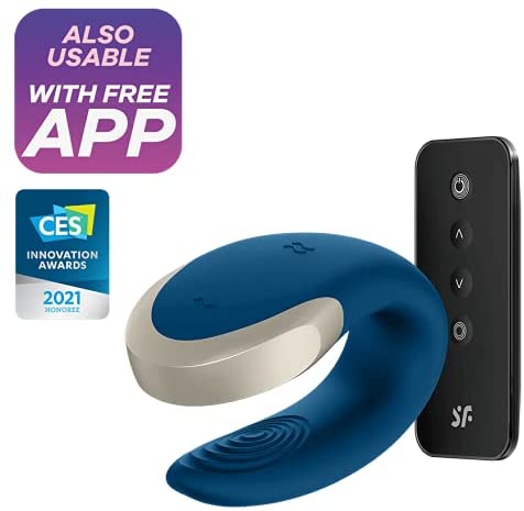 Vibrador Double Love Satisfyer - Blue
