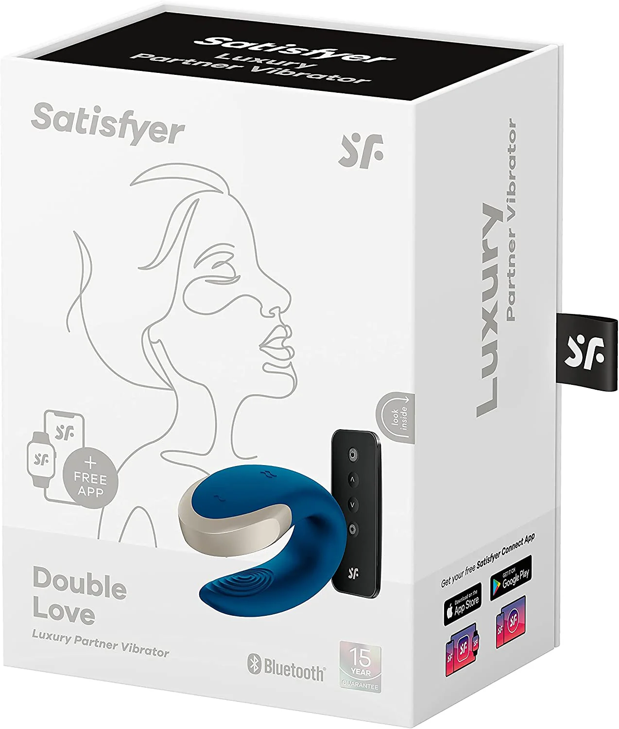 Vibrador Double Love Satisfyer - Blue - Image 3