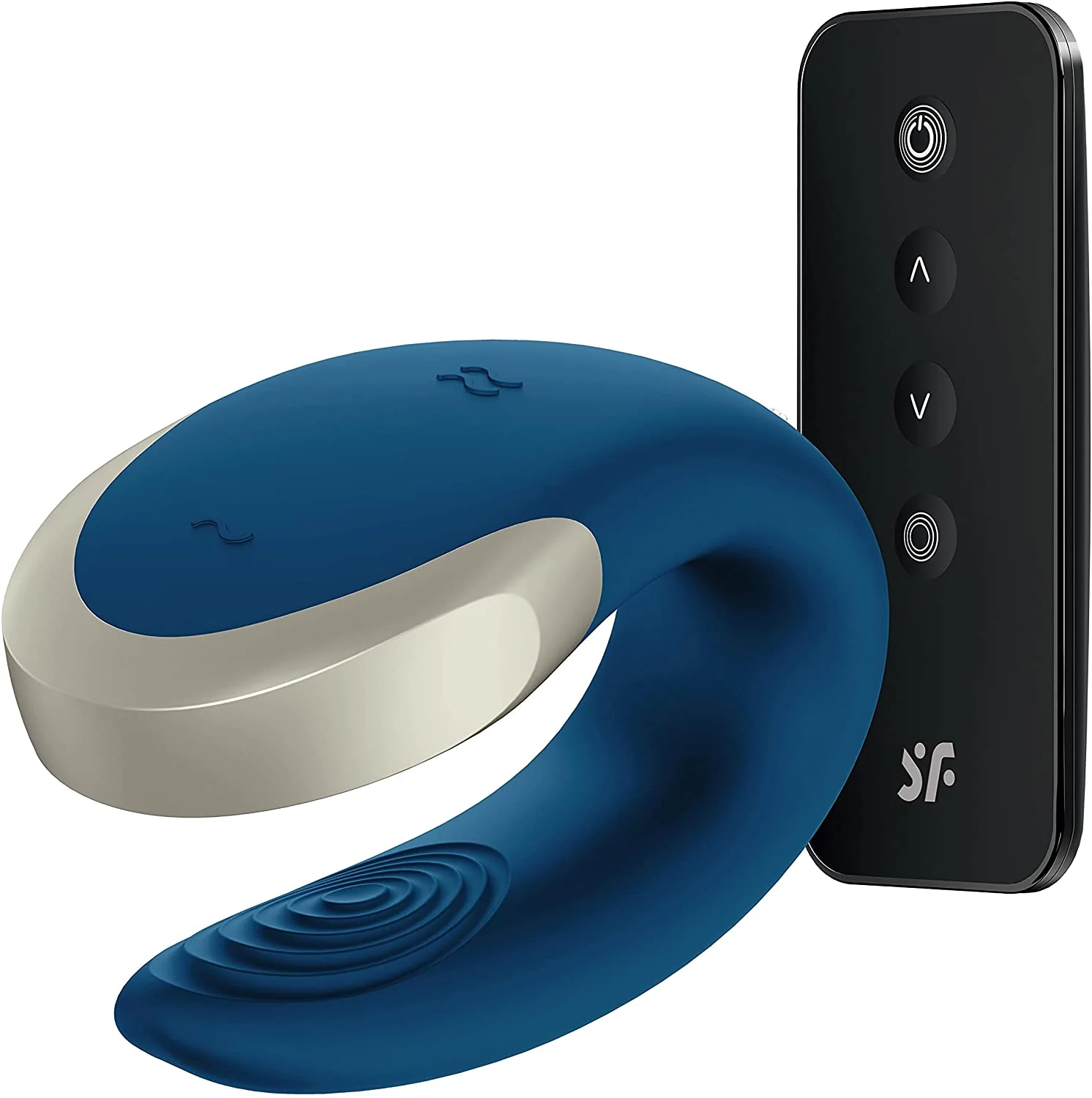 Vibrador Double Love Satisfyer - Blue - Image 5