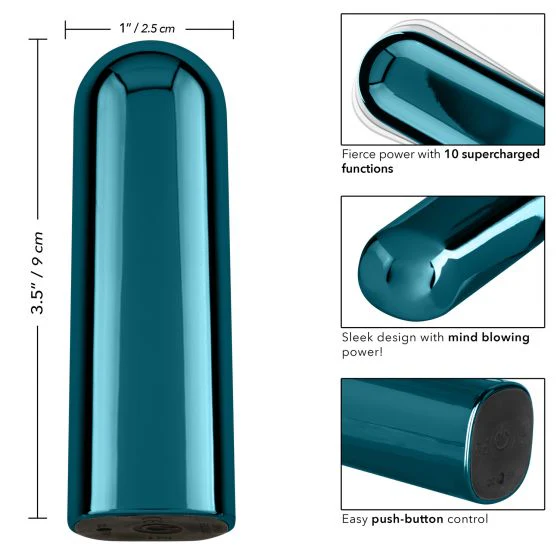 Vibrador Glam Bullet - Blue - Image 2