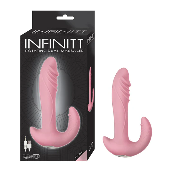 Vibrador Infinitt Rotating Dual Massager - Pink