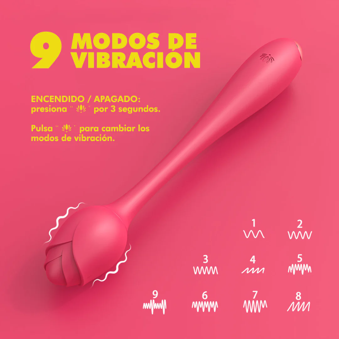 Vibrador Lotus Rose - Image 3