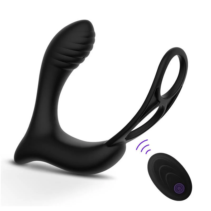 Masajeador de Próstata con Doble Anillo y Vibración -Prostate Massage II