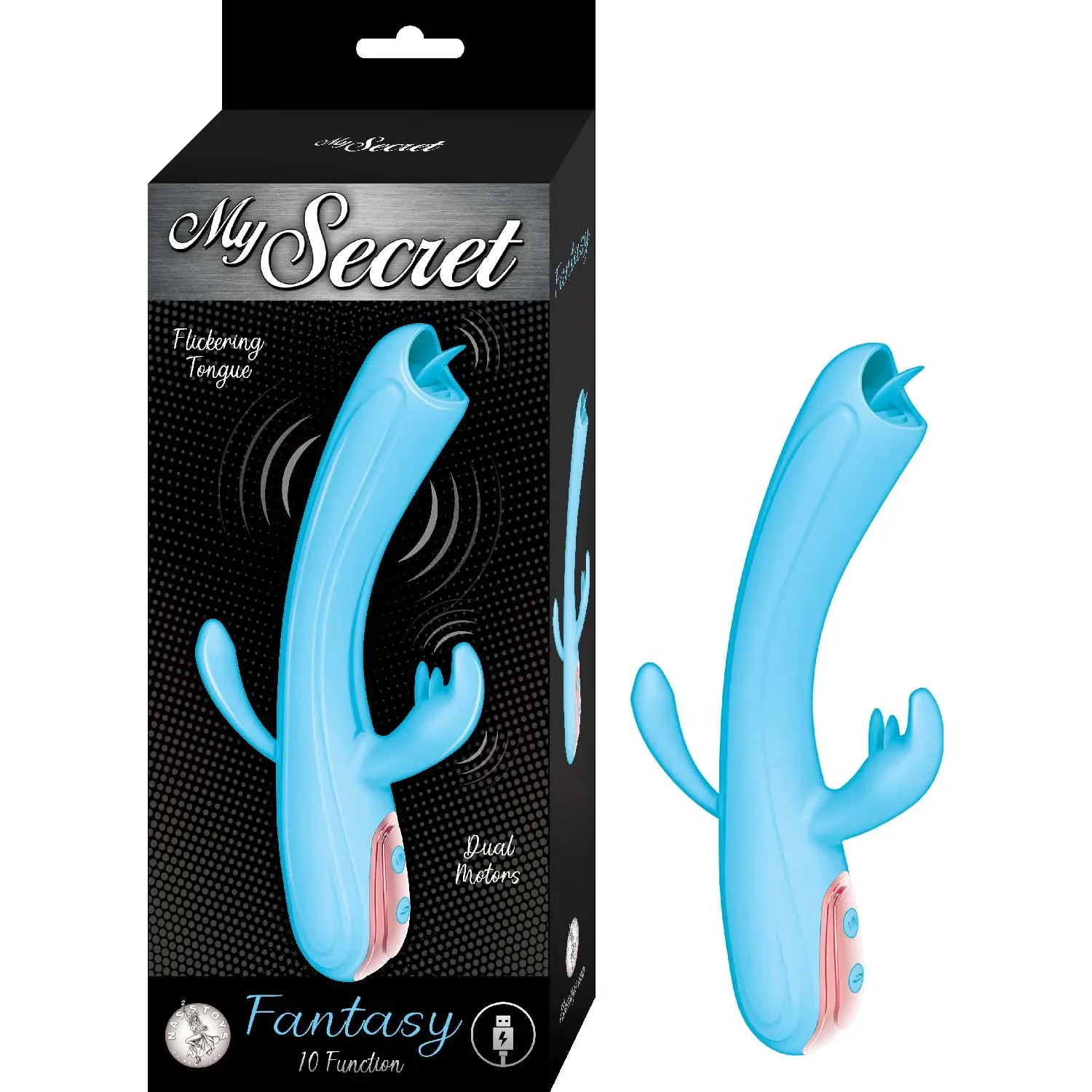 Vibrador My Secret Fantasy - Blue - Image 2