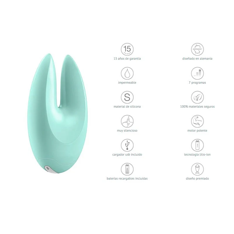 Estimulador Ovo S4 Recharge Lay On Light Blue - Image 3