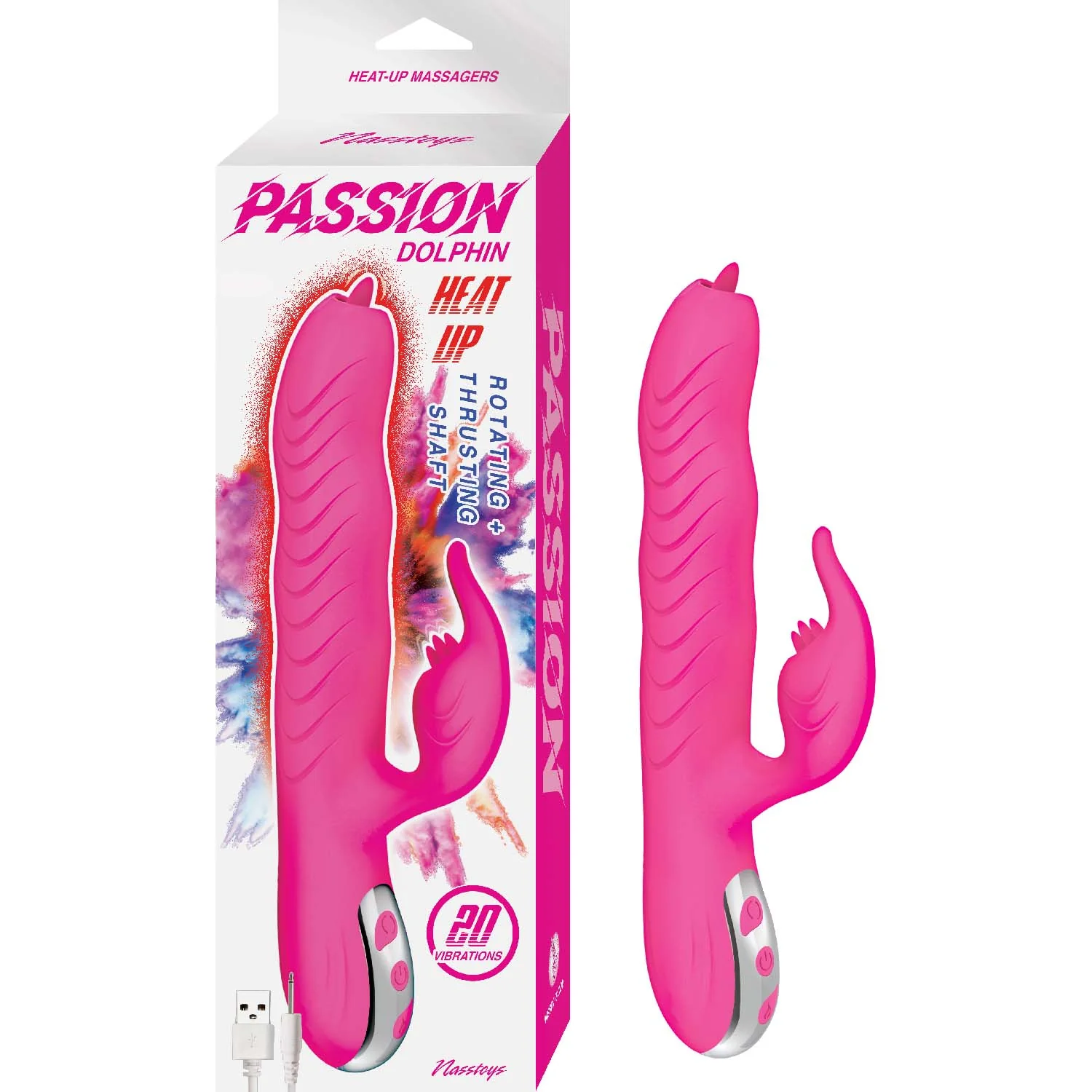 Vibrador Passion Dolphin Heat Up - Pink - Image 3