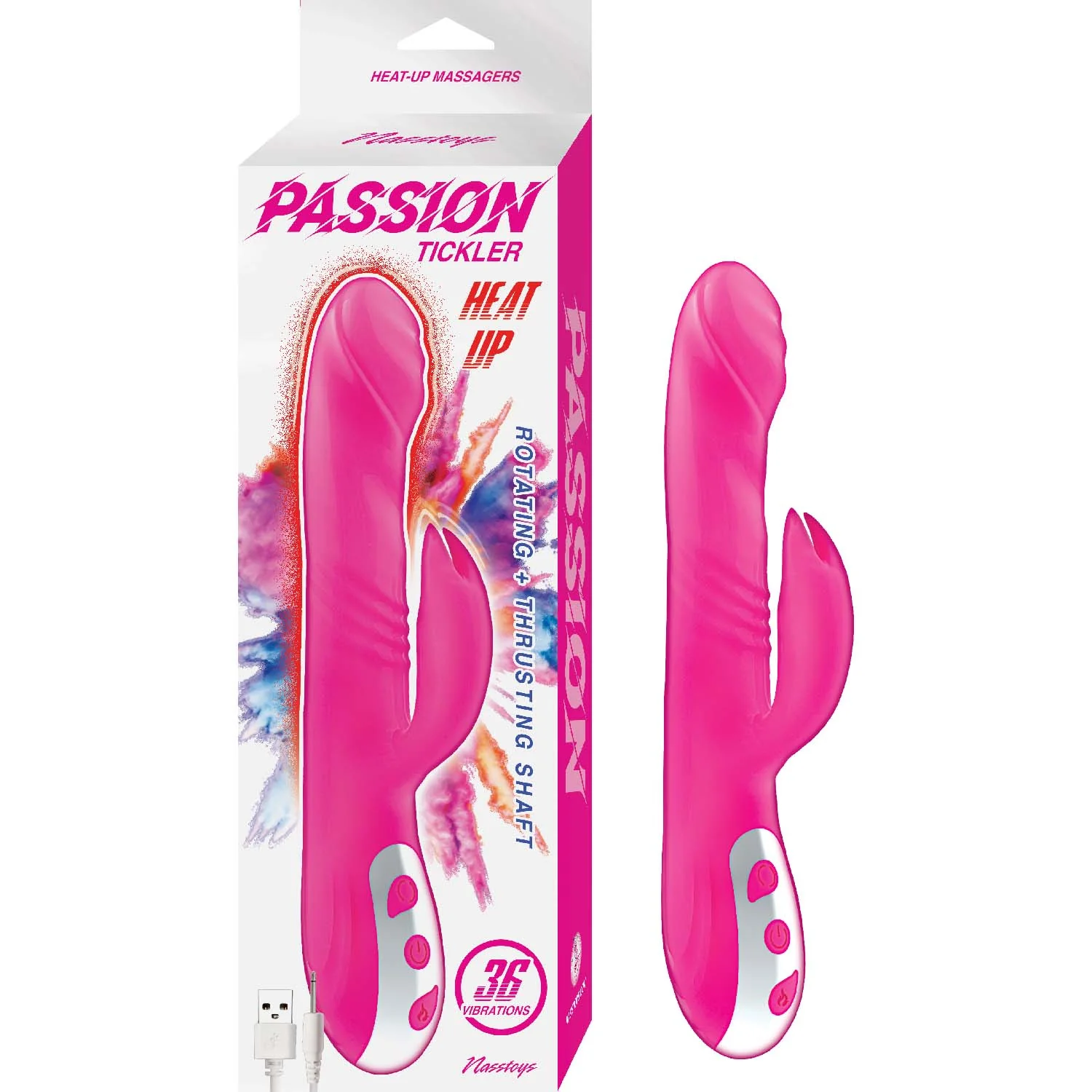 Vibrador Passion Tickler Heat Up - Pink - Image 2