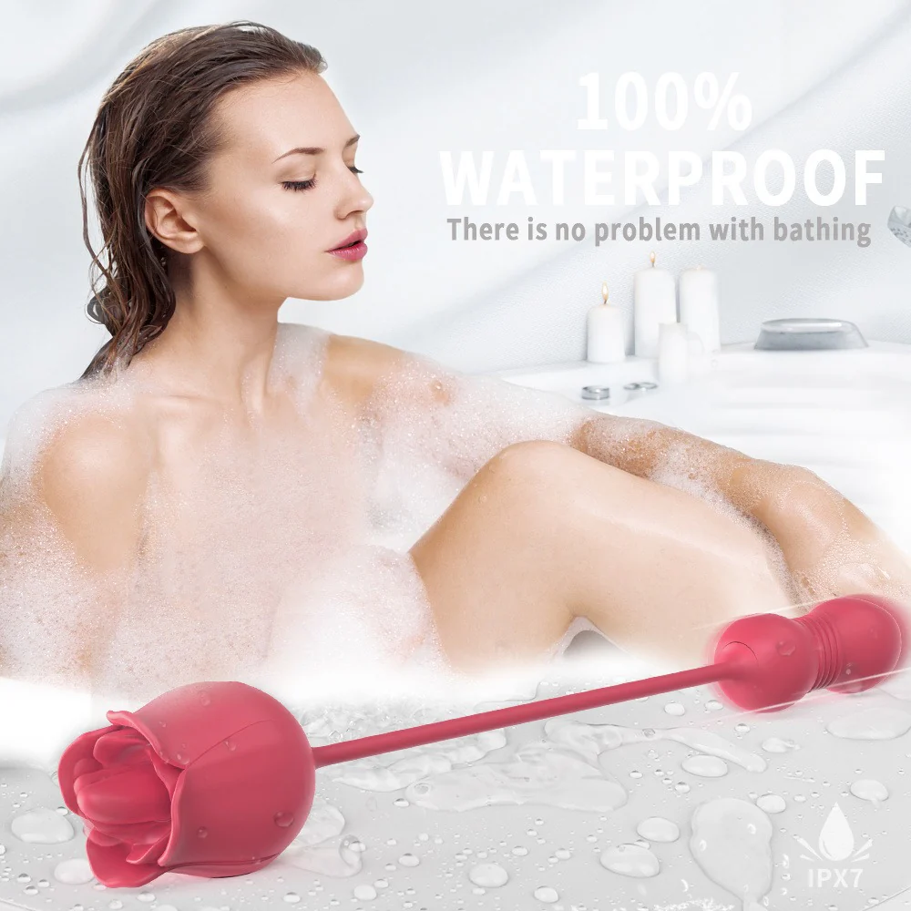 Vibrador Pleasure Rose Thumper - Image 5