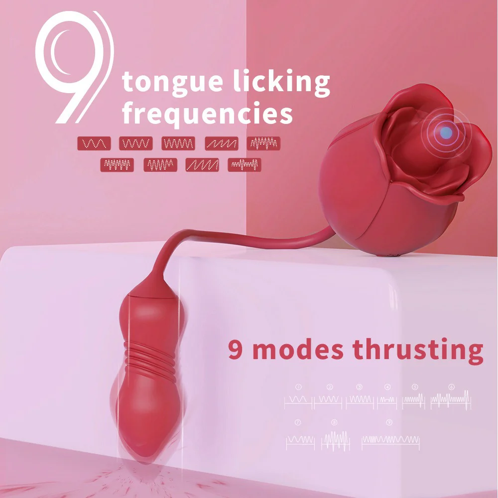 Vibrador Pleasure Rose Thumper - Image 8
