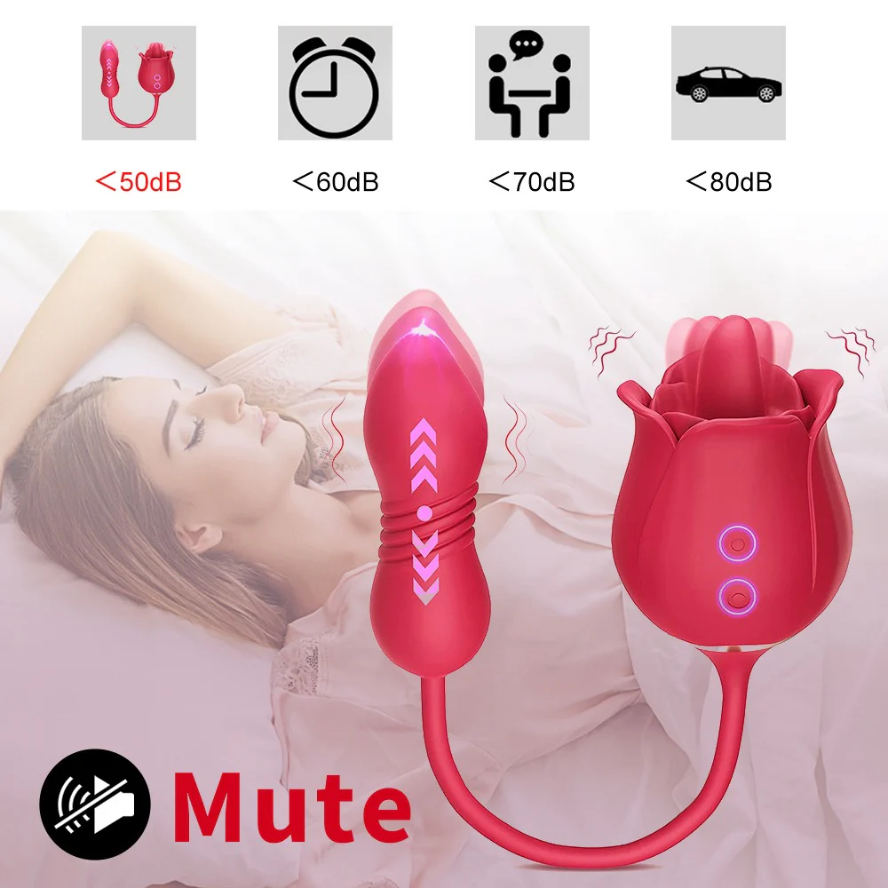Vibrador Pleasure Rose Thumper - Image 9